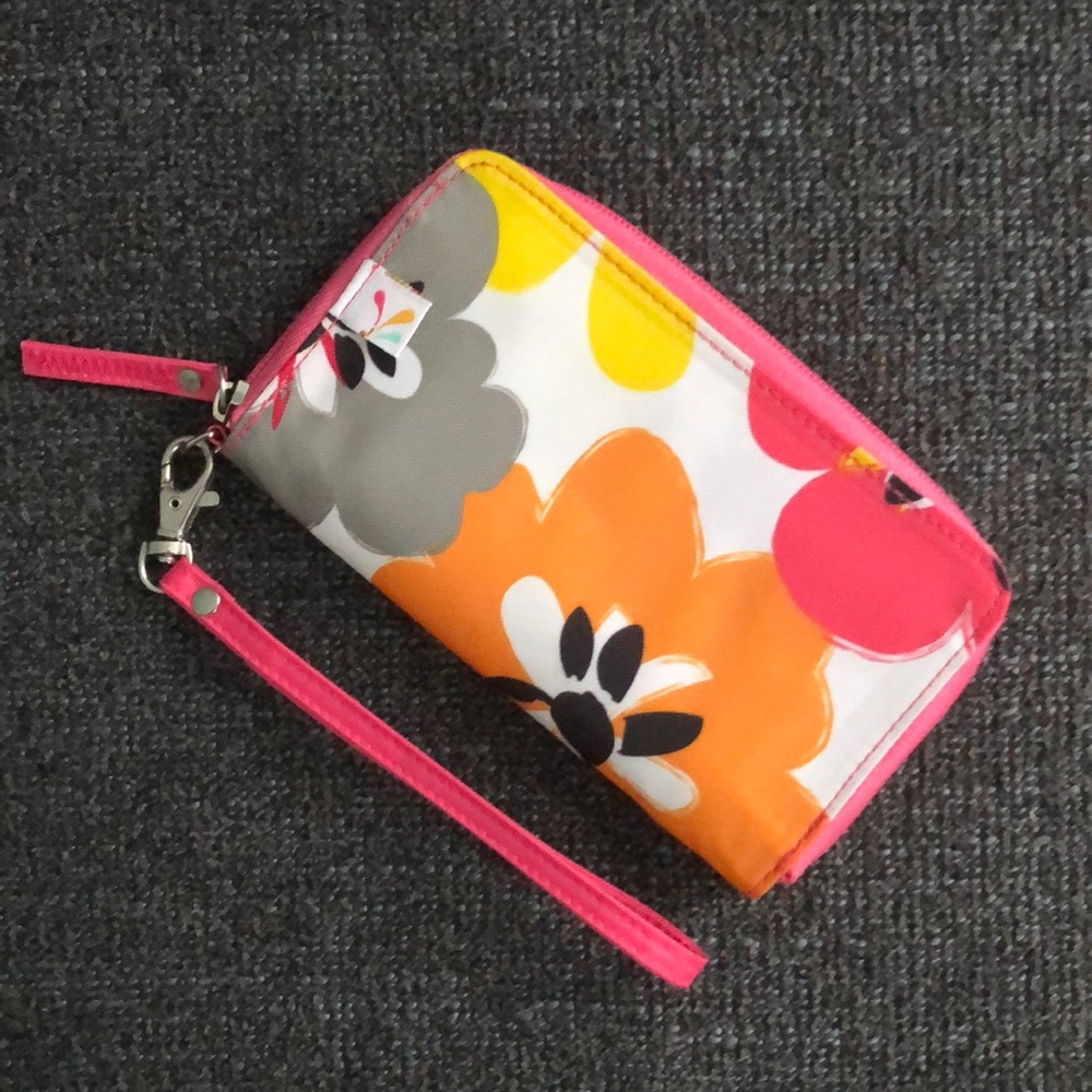 Floral wristlet, brand new!